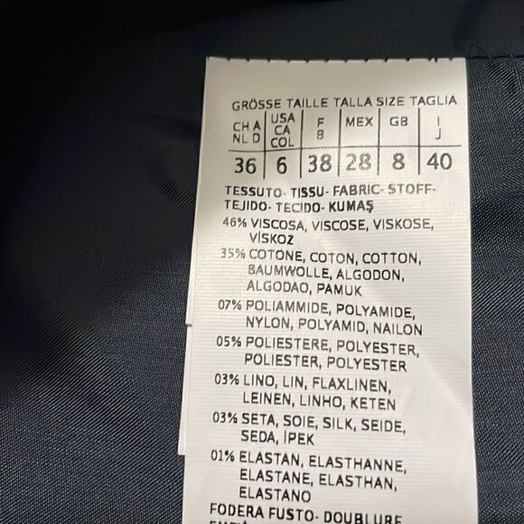 Max Mara Weekend Navy Tweed Jacket - Picture 6 of 6